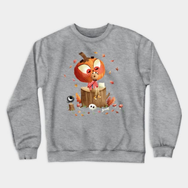 Pumpkin boy. Crewneck Sweatshirt by Geeksarecool